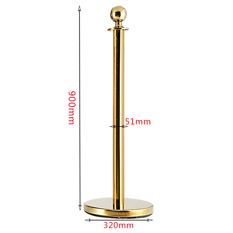 创世人 办公家具礼宾柱围栏一米线护栏杆 银行宾馆酒店机场栏杆座隔离带警戒线栏杆