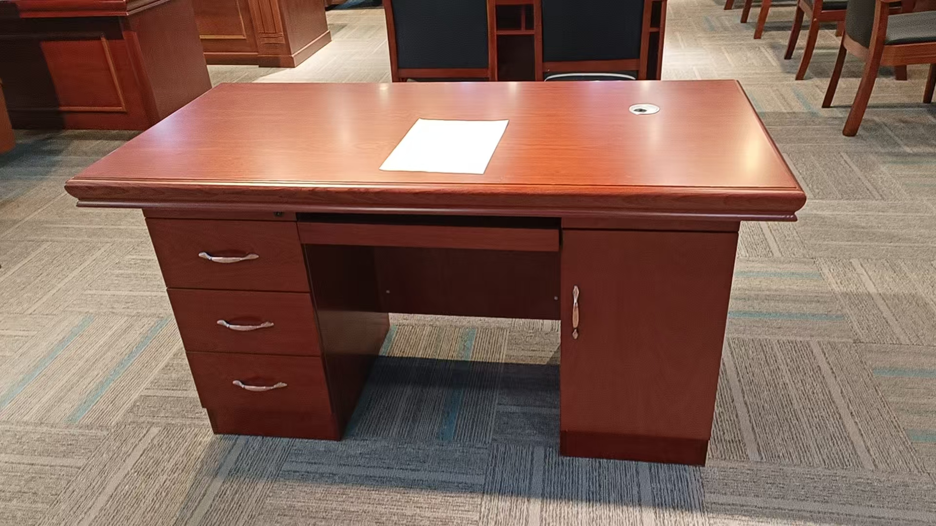 舵途 办公桌学习桌 1.6m 张高清大图