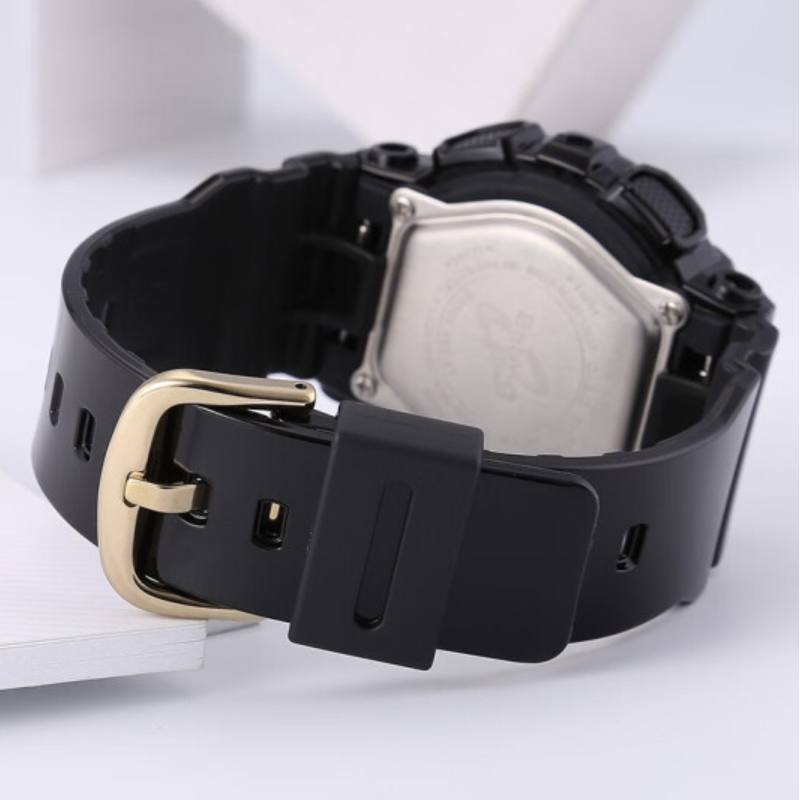 casio卡西欧casiobabyg女表经典潮流少女时代系列防水黑金手表