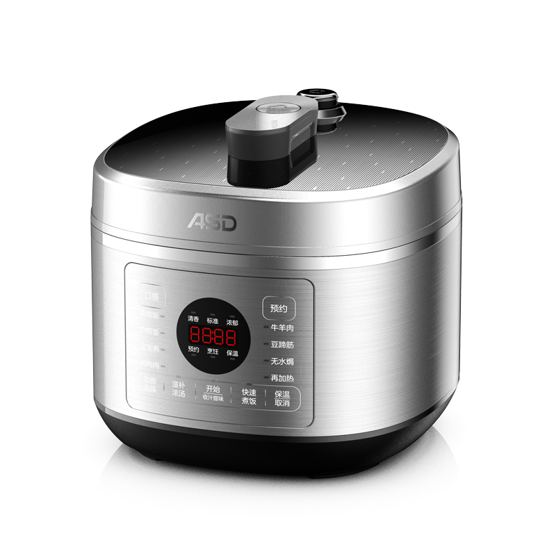 爱仕达(ASD)AP-F50E188电压力锅家用5L高电压力锅不粘内胆压力饭煲不粘锅底盘加热预约