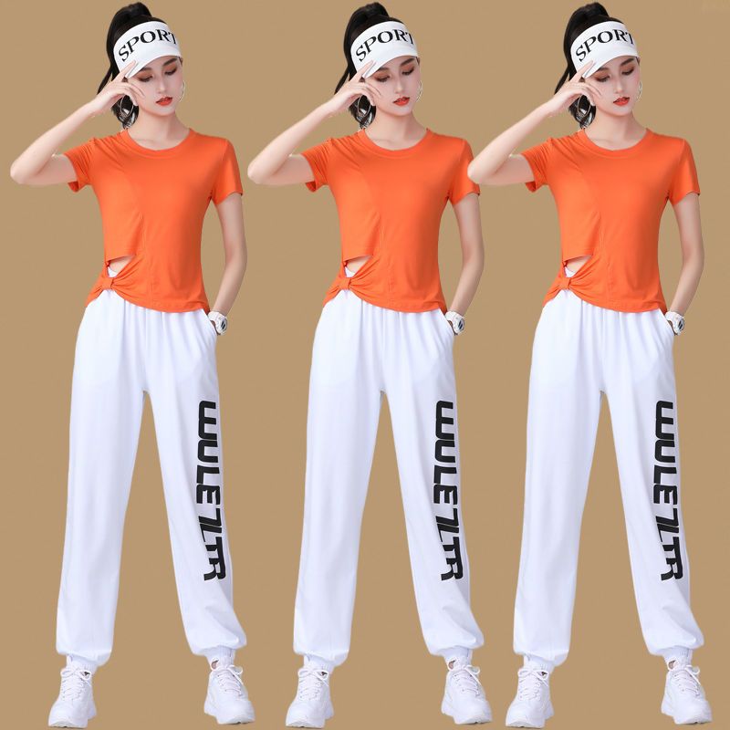 杨丽萍广场舞服装女新款套装夏季运动跳舞蹈鬼步舞衣服云裳演出服