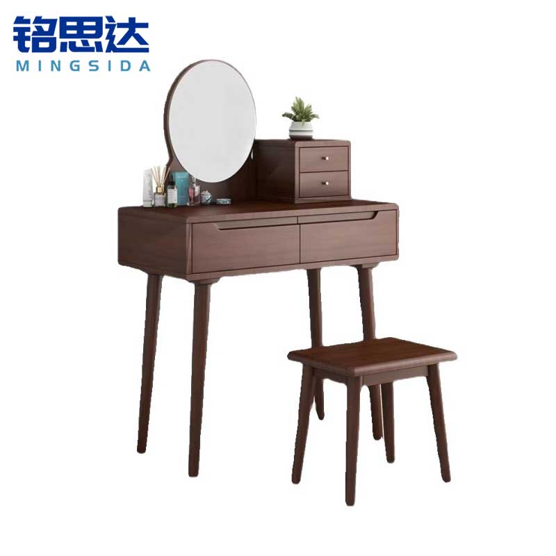 铭思达梳妆台80cm含凳套高清大图