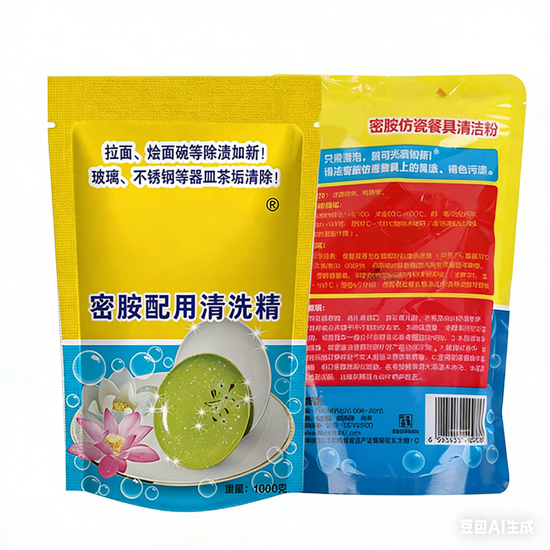 密胺粉密胺餐具清洁粉 玻璃不锈钢餐具去污清洗剂去黄渍 1kg/袋高清大图