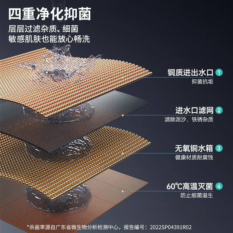 华帝(vatti)官方16升燃气热水器 天然气超一级能效 一级节能 水伺服恒温 冷凝式免滴水热水器 i12253M-16高清大图