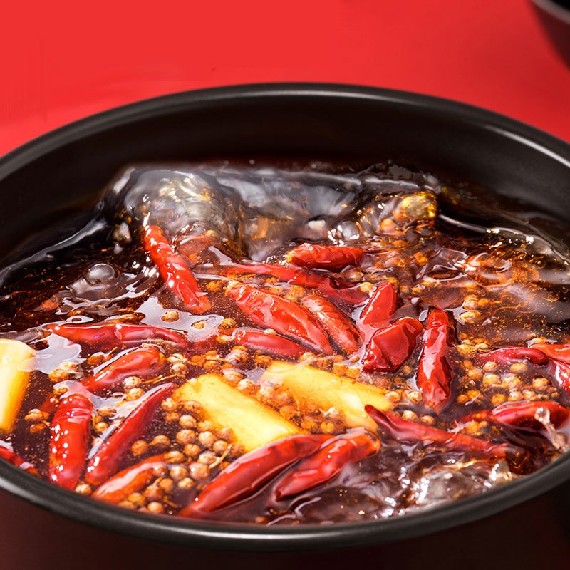 海底捞清油麻辣火锅底料220g 袋装 麻辣味 火锅底料火锅配料 调味品调味料 冬日涮锅必备