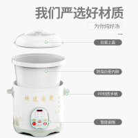 益多 家用电炖锅 电砂锅微电脑控制可预约 煲汤煮粥锅多功能快炖慢炖锅 迷你2L SLT-G18
