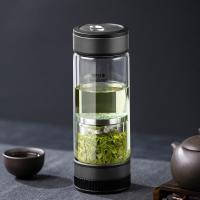万象茶水分离杯单层玻璃泡茶杯U258L