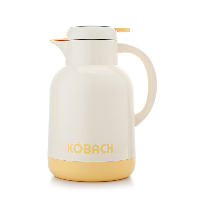 康巴赫(KOBACH)LPH130G01 智能温显桌面壶 1.3L (单位:台)鹅黄色