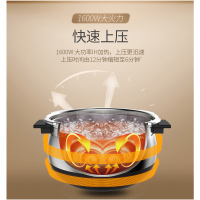 苏泊尔（SUPOR）SY-50HC18Q 精钢球釜家用智能IH电压力锅 双胆5L高压锅 不锈钢内胆5-8人