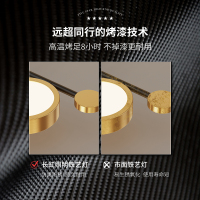 长虹照明[免费安装]客厅灯led北欧轻奢吸顶灯客厅大灯简约现代餐厅灯温馨卧室书房灯饰组合灯具套餐