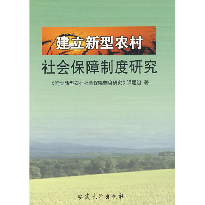 正版新书]建立新型农村社会保障制度研究《建立新型农村社会保障高清大图