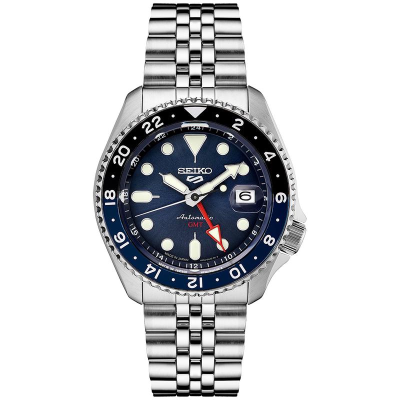 SEIKO Automatic 5 Sports Stainless Steel精工男款腕表SSK003高清大图