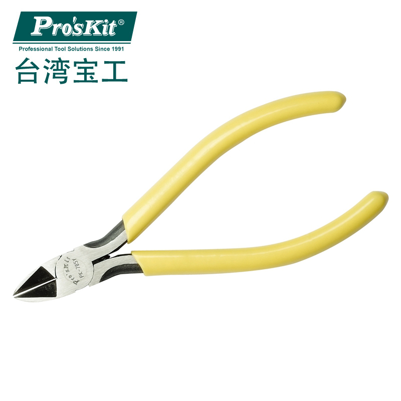 宝工 Pro’sKit 1PK-705Y 黄铸钢强力斜口钳