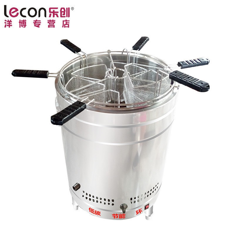 lecon/乐创洋博 50型电热 水饺分煮炉商用煮面炉燃气电热麻辣烫锅水饺饺子锅炉煮水饺桶其他