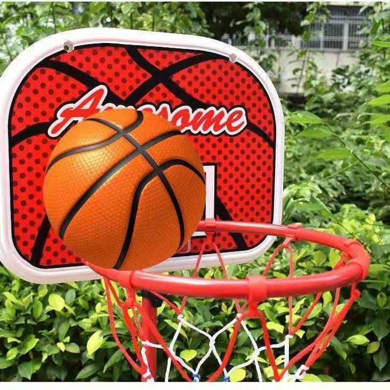 儿童篮球架儿童铁杆铁框篮球框室内外儿童投篮筐篮球架可升降玩具高12