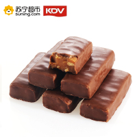 俄罗斯进口KDV紫皮糖180g/袋 结婚喜糖巧克力味坚果夹心酥糖硬糖 网红休闲零食品(糖果外裹含代可可脂)