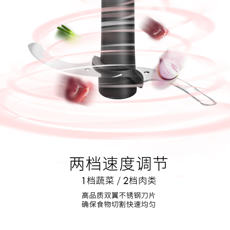 福腾宝（WMF）家用小型打肉馅碎菜饺子馅迷你绞肉机搅拌机