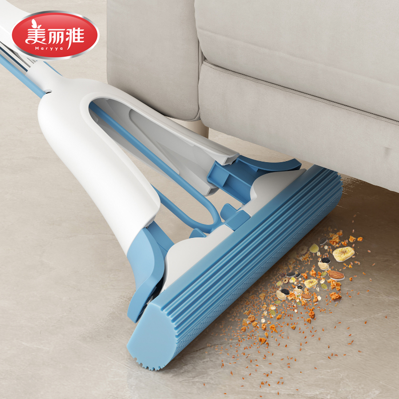 美丽雅不锈钢胶棉拖把头强力去污易清洗抗菌设计家用清洁神器高清大图