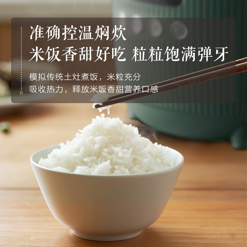 小熊(Bear)电饭煲 DFB-B30S1 3L大容量智能可预约电饭锅多功能家用小型微电脑式煮饭电饭煲苏宁自营