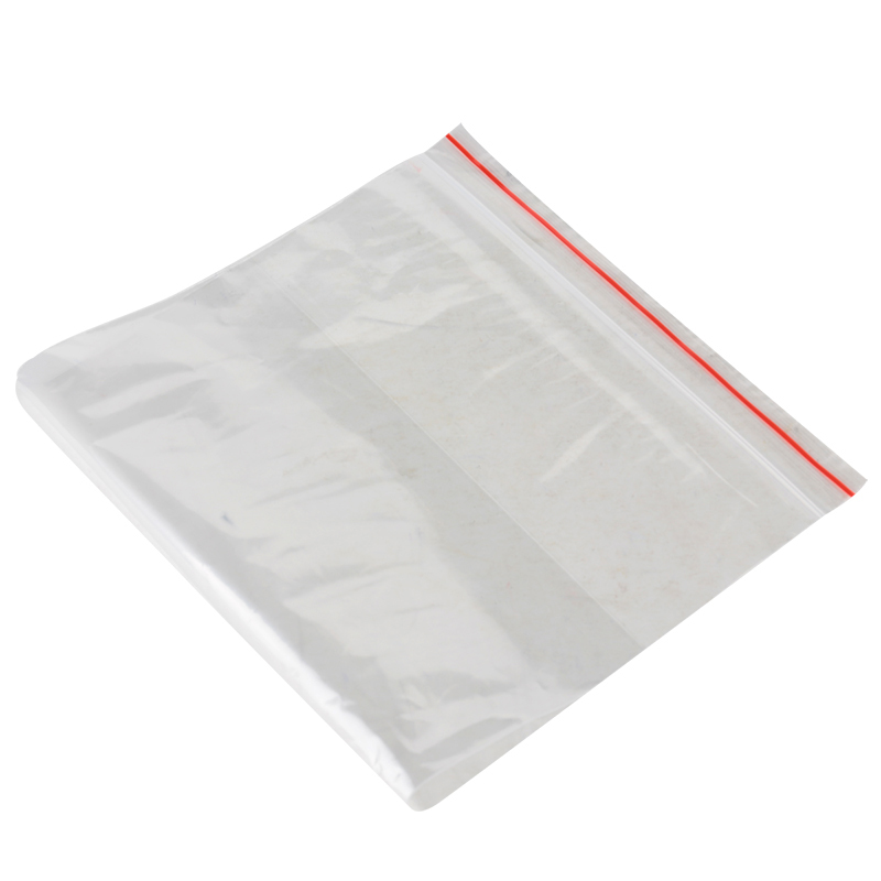 得力(deli)3027自封袋100个/包2包装 240*170mm0.04mmPE塑料袋 8号资加厚型资料袋收纳包装袋高清大图