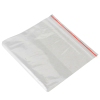 得力(deli)3027自封袋100个/包2包装 240*170mm0.04mmPE塑料袋 8号资加厚型资料袋收纳包装袋