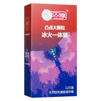双蝶 避孕套情趣带刺狼牙棒安全套凸点大颗粒冰火套 情趣用品 薄荷冰感套套 男抽插女高潮性用品