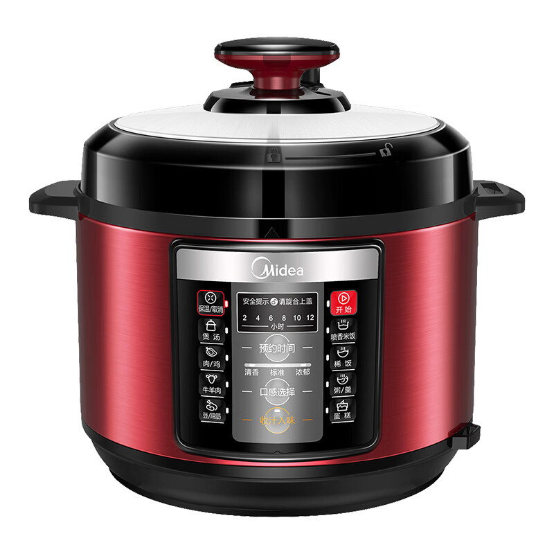 美的(Midea)MY-YL50V103电压力锅家用双胆5L大容量多功能智能压力锅煮汤锅电饭锅