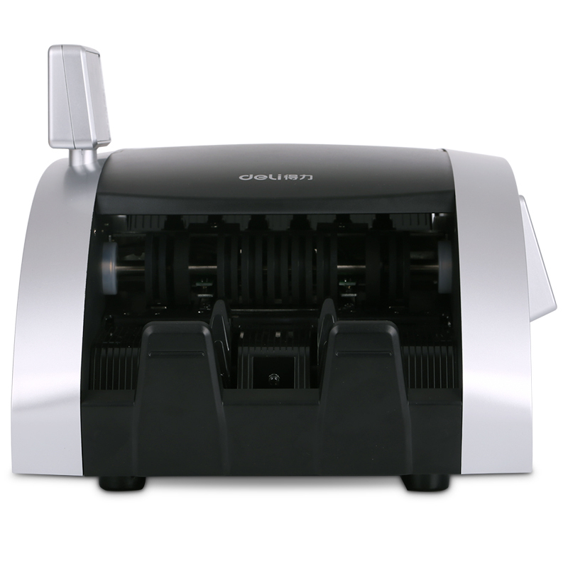 得力deli3901s点验钞机银灰