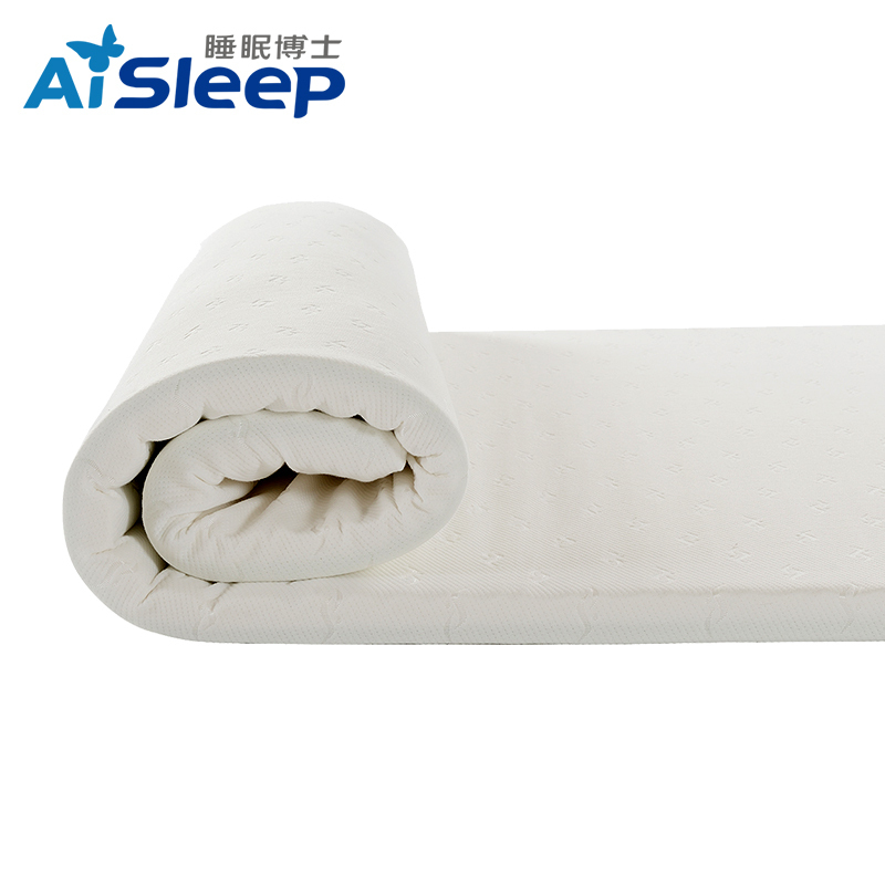 睡眠博士(AiSleep)床垫 泰国负离子5cm天然乳胶 纯色双人单人床垫 简约风 四季通用