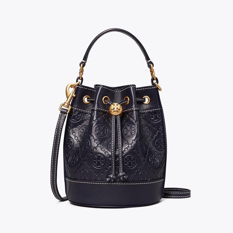toryburch汤丽柏琦女包tmonogram迷你小金桶提花束口水桶包女士手提单