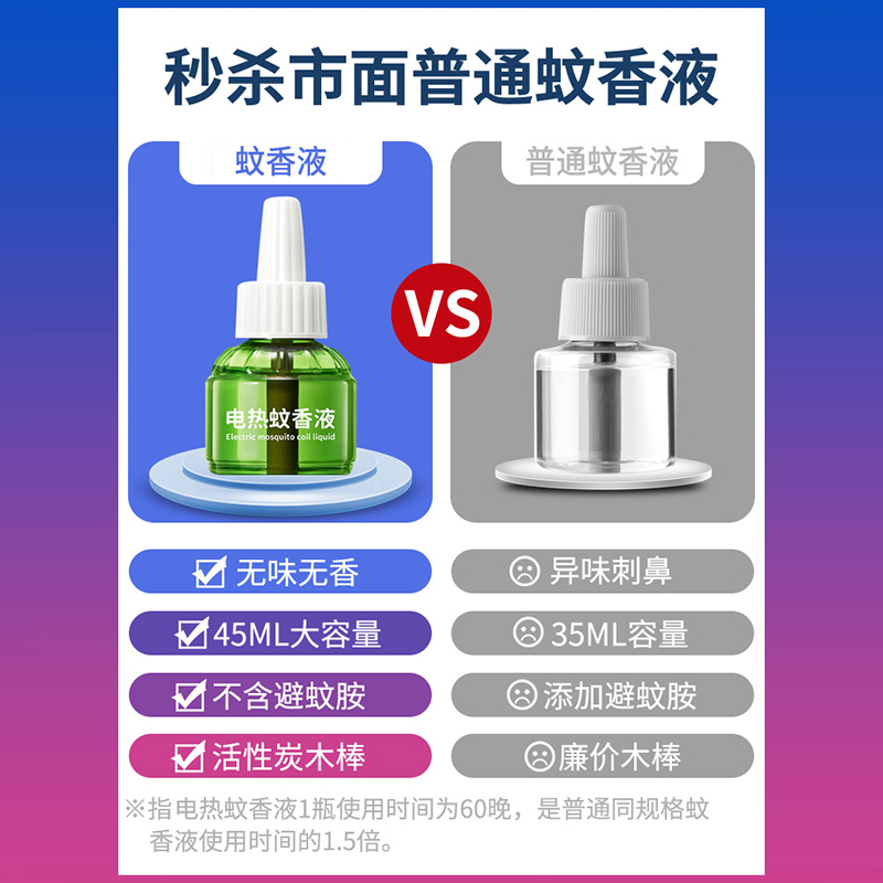 洁宜佳 蚊香液 (蚊香器2+蚊香液6瓶) 无味婴儿孕妇驱蚊液电蚊香液婴儿儿童专用室内