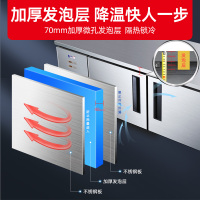 星星 (XINGX) 1.5米冷冻保鲜单温工作台厨房冰箱卧式冷柜商用 奶茶水吧操作台冰柜 TD-15TE(铜管)