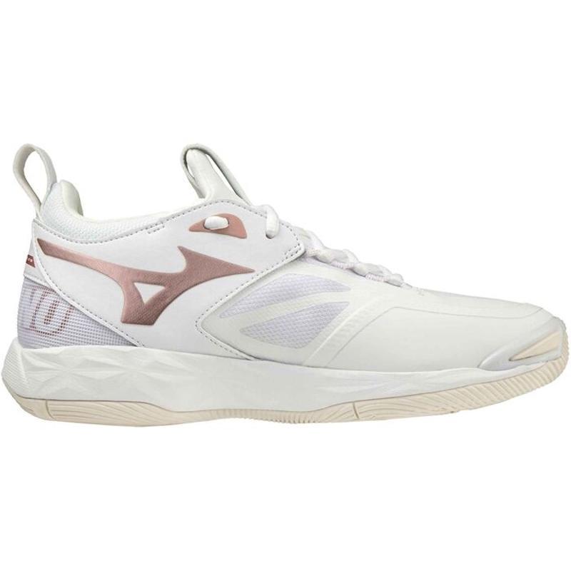 美津浓(Mizuno)女子排球鞋舒适透气缓震支撑专业室内训练运动鞋