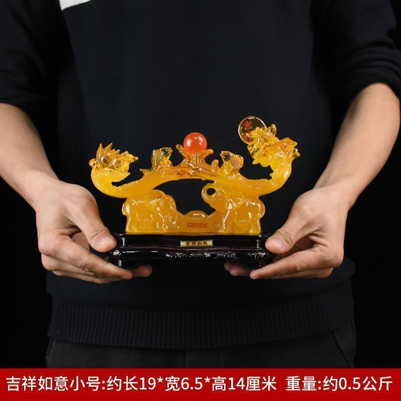 美帮汇如意摆件家居新房客厅隔断玄关酒柜装饰结婚乔迁新居礼品高清大图