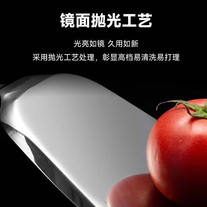 心一厨 木柄+不锈钢锅铲 食堂专用铲子防烫2# X3012 51.5*12cm 银色 个高清大图