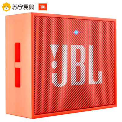 JBL GO音乐金砖无线蓝牙音箱户外便携多媒体迷你小音响低音炮 橙色 便携式一体机 2.0声道