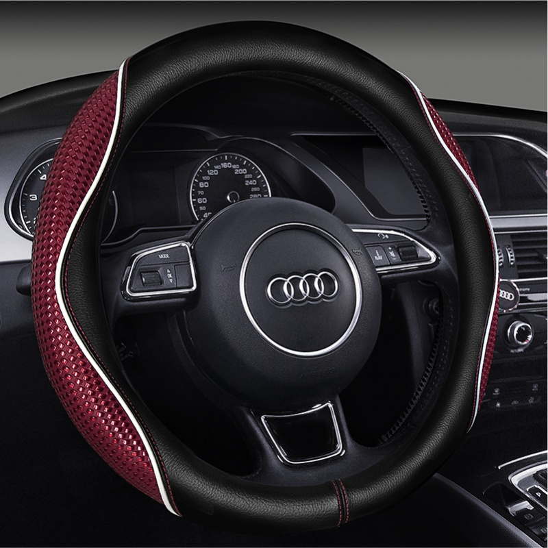 2018款奥迪a4l a3 q3 18款 a6l a6 q5 汽车方向盘套防滑四季通用