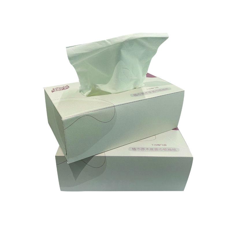 植巾(PLANTJIN)Y130 3层120抽/盒 面巾纸抽纸 16盒/箱 (计价单位:箱)高清大图