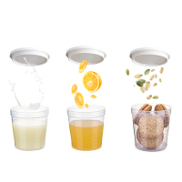 新贝(ncvi)储存杯组 3个装 XB-8689 PP 材质 婴儿食品加工具