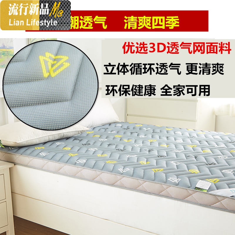 。2019床垫1.5m1.8米双人1.2米单经济型软硬两用椰棕弹簧乳 三维工匠高清大图