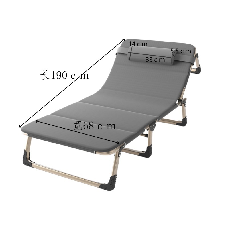 晨磊方管折叠床190*68*30cm/张高清大图