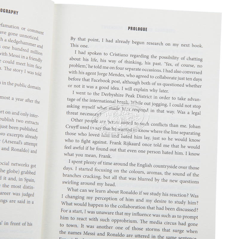 [正版]C罗传英文原版 罗纳尔多传记 足球金球奖得主 世界杯 欧洲杯 足球明星周边书 Cristiano Ronald高清大图