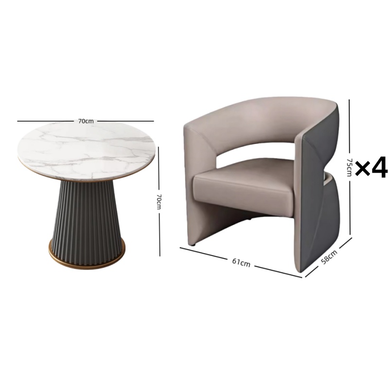 璎蕙 洽谈桌椅四人 套