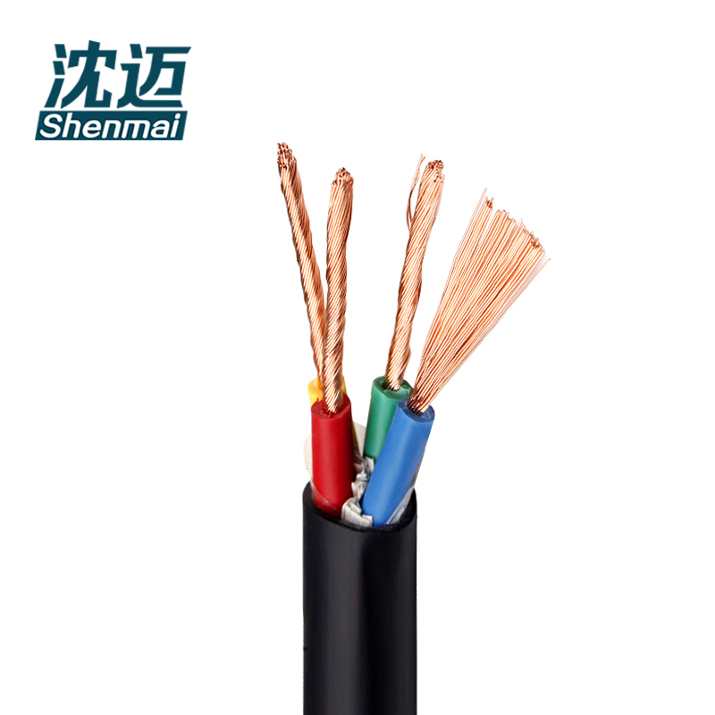 沈迈护套软电线zrrvv415mm05米视频