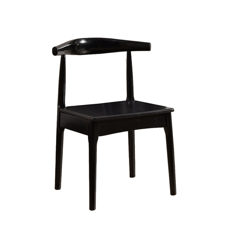 先围 实木椅 黑色48*43*78cm 把高清大图
