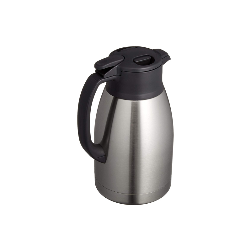 【海外原装】象印(ZOJIRUSHI) 304不锈钢真空保温杯保温壶通用SH-HB15-XA 1.5L 银灰色