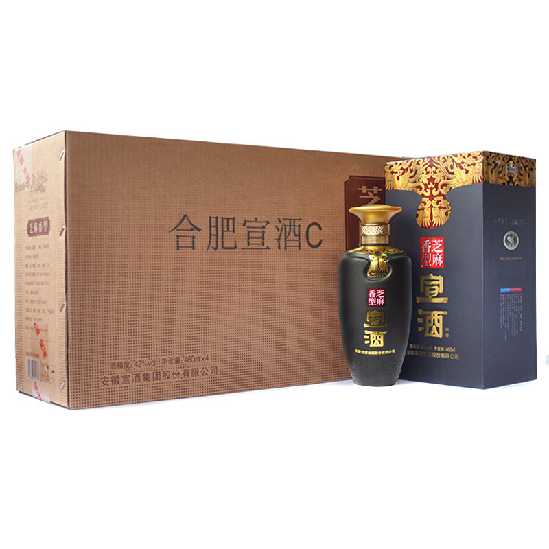 宣酒 宣酒 42度 460ml*4瓶 箱装 芝麻香型 白酒