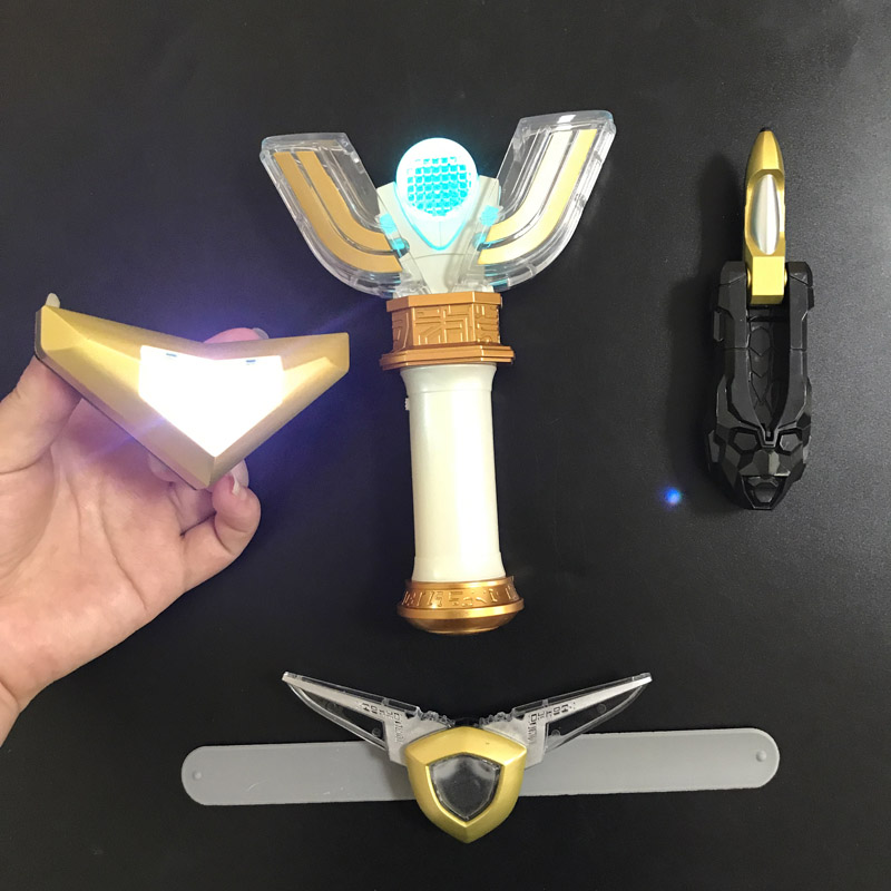 迪迦奥特曼变身器神光棒玩具 戴拿闪光剑阿古茹蓝宝镯 盖亚蓝宝锥高清大图