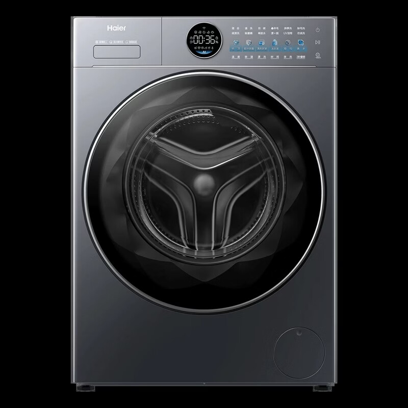 海尔(Haier)[云溪4.0]滚筒洗衣机家用全自动超薄12kg大容量洗脱活水精华洗XQG120-SEU65DHU1高清大图
