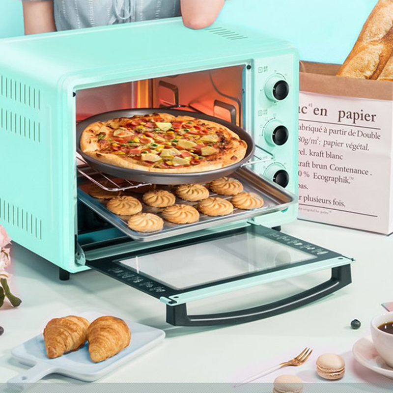 苏泊尔(SUPOR)电烤箱 多功能家用烘焙蛋糕30升大容量烤箱 超长定时 四层烤架 广域控温 薄荷绿K30FK806高清大图